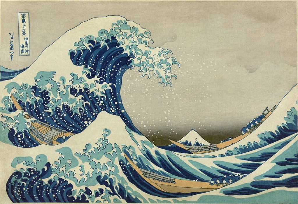 Fala da arte: A Grande Onda (Hokusai, 1831)